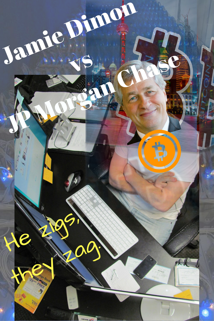 Bitcoin Jamie Dimon vs JP Morgan Chase
